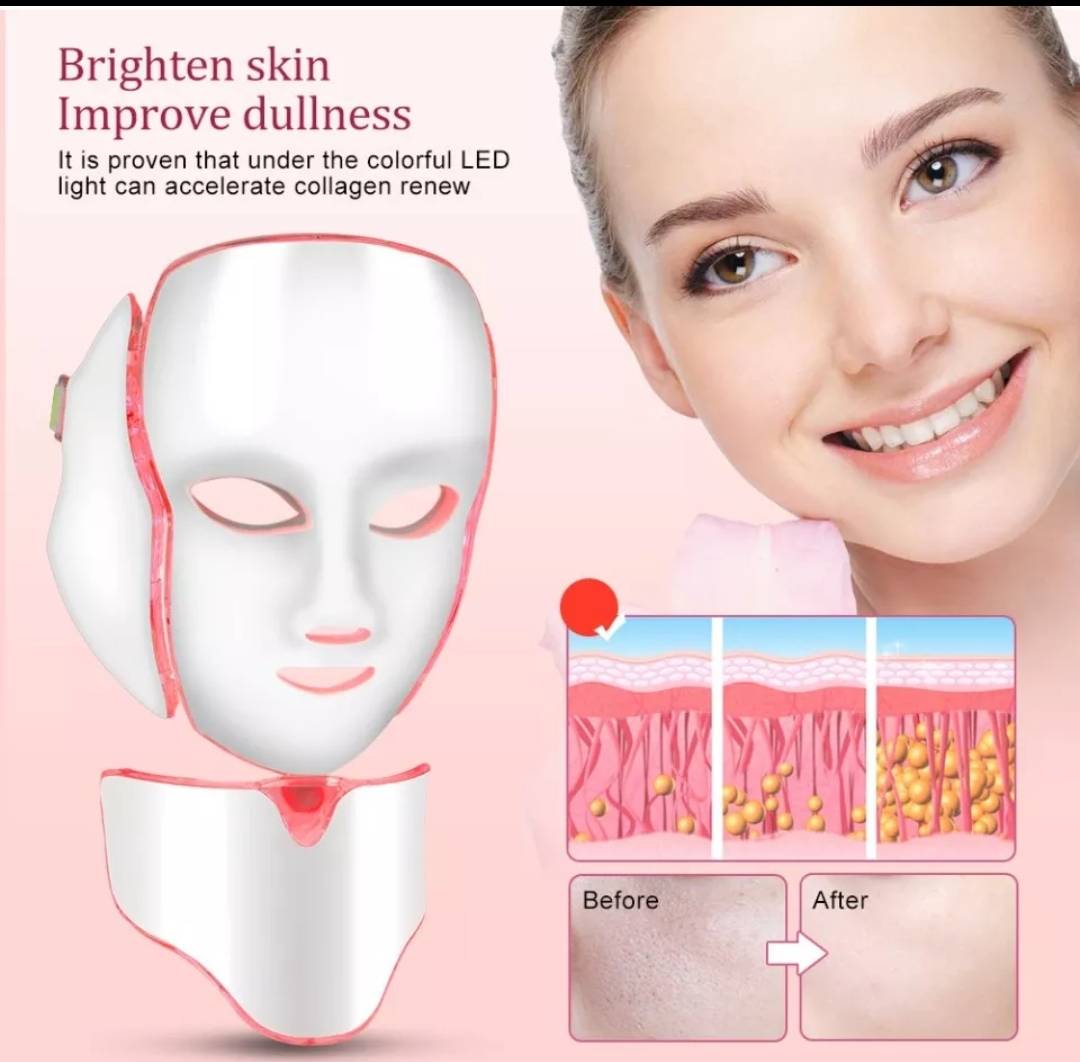 LED Light Face & Neck Mask