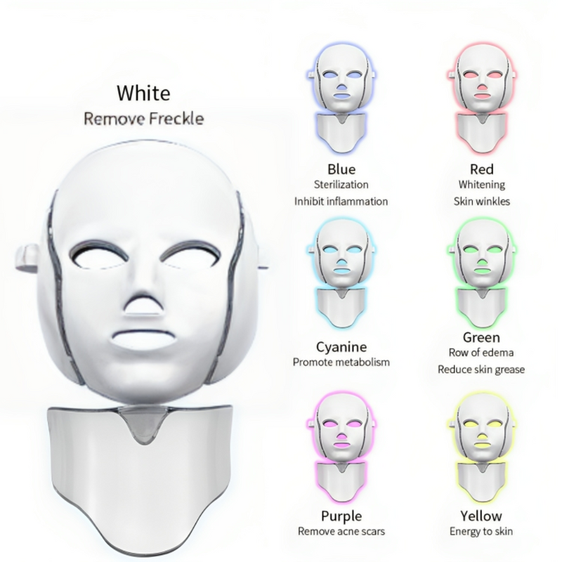 LED Light Face & Neck Mask