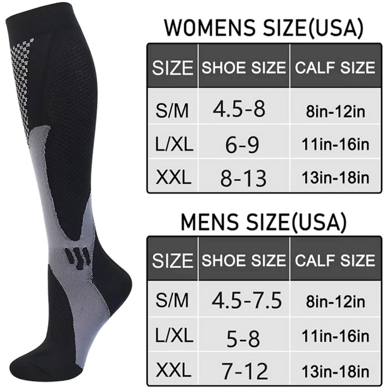 Mid Rise Leg Compression Socks